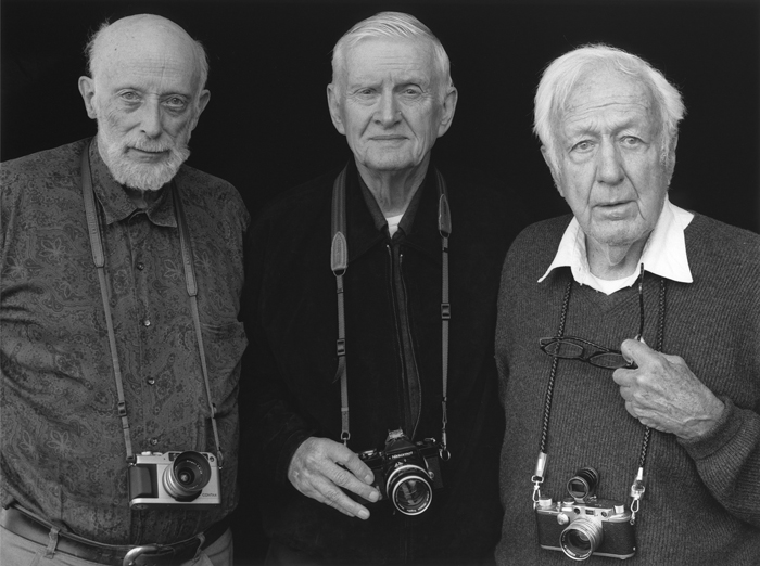 Cameron Macauley, Ira Latour, Bill Heick, photo by Abe Aronow, 2002.