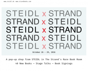 Steidl at The Strand Book signing!