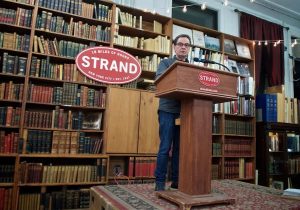 Gerhard Steidl speaking at the Strand Bookstore, 10/2016